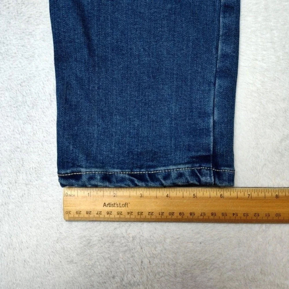 Paige Jeans Mens 33x33 Blue Lennox Straight Medium Wash Stretch Denim 5-Pocket